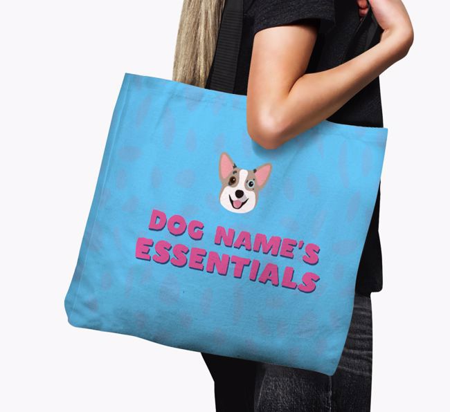 'Essentials' - Personalized {breedFullName} Canvas Bag